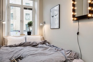 小户型北欧风公寓卧室效果图