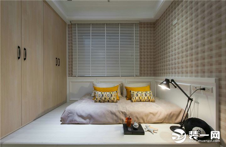 唐山世博广场131平米三居室台式风格装修案例效果