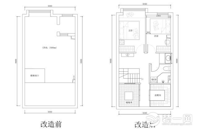 三室一厅改造实景图