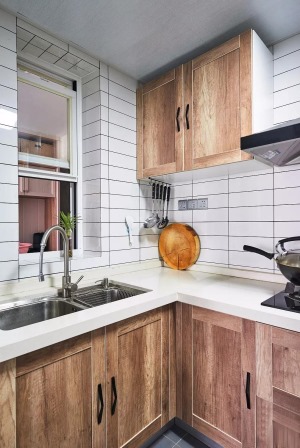 北欧风格65平米两居室厨房装修效果图