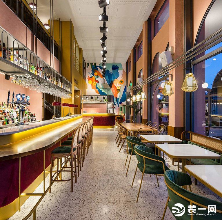 现代维也纳风格酒吧装修效果图