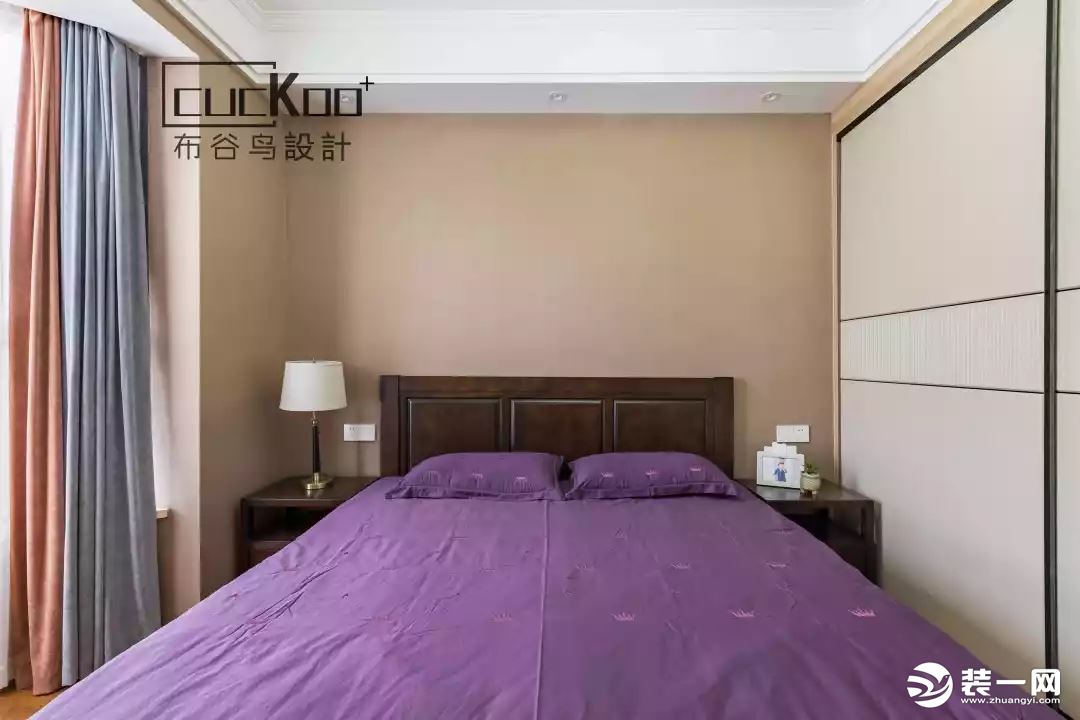 89平米美式风格三居室卧室装修效果图