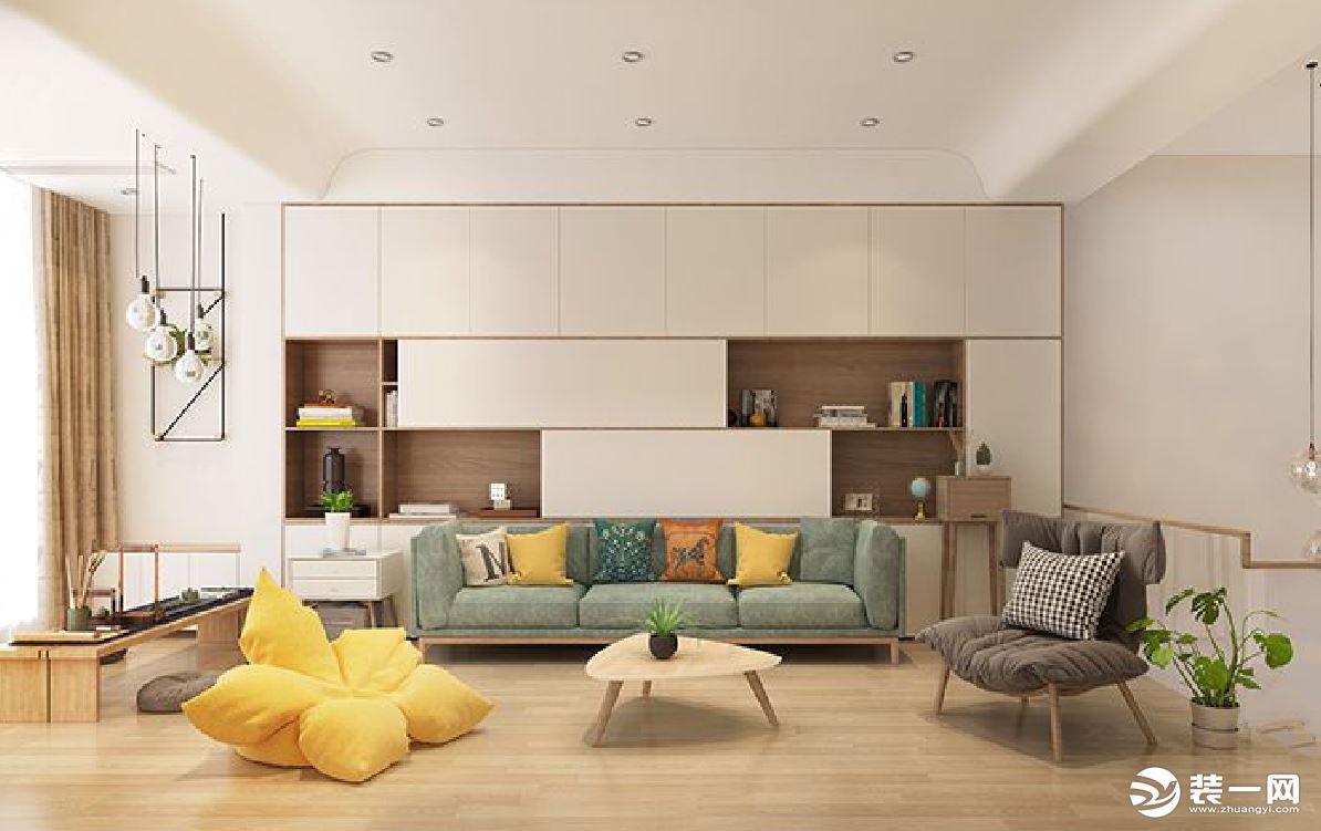 南宁大业美家|200平米现代风格装修案例  客厅沙发