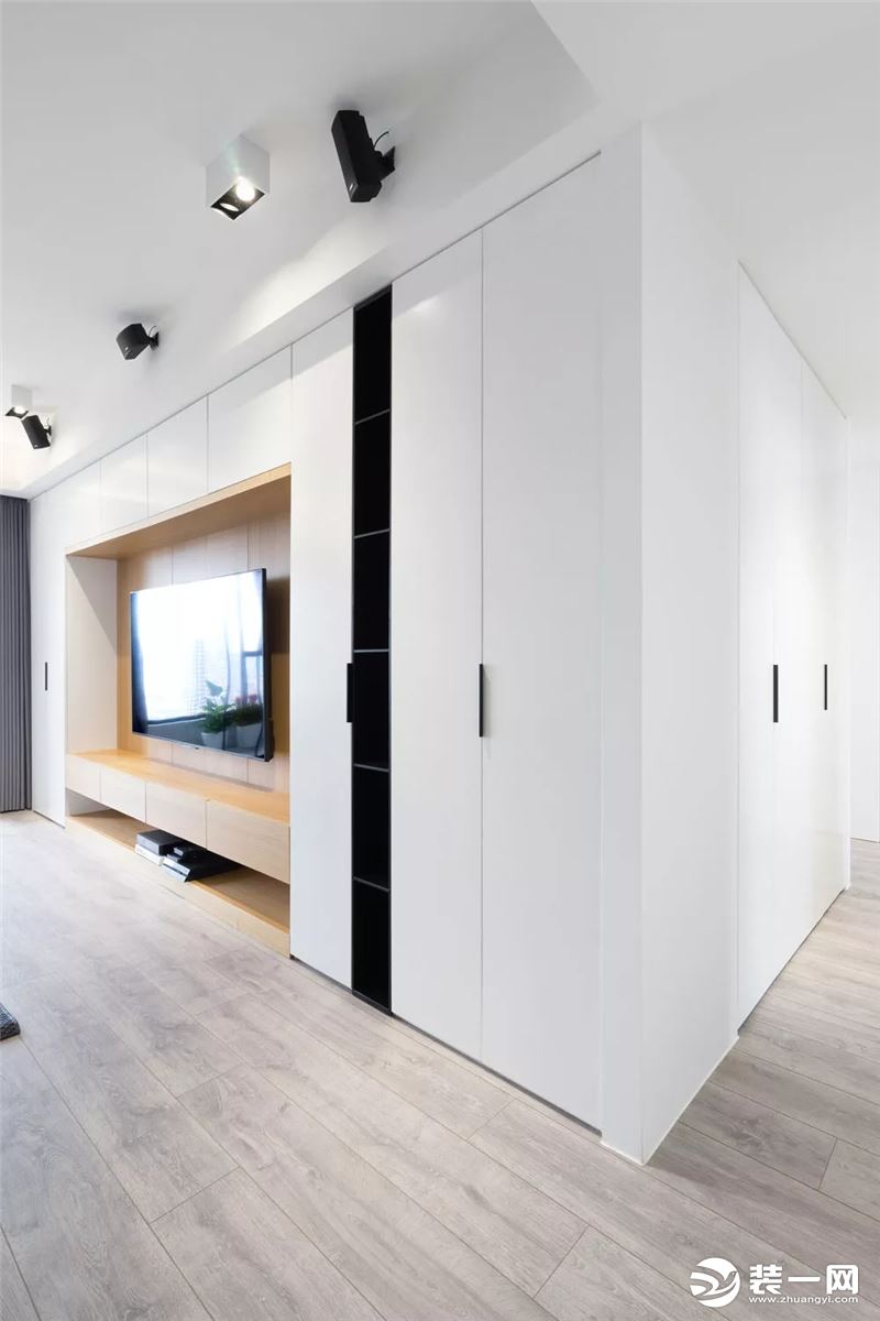 140平米大户型三居室现代北欧风格装修效果图