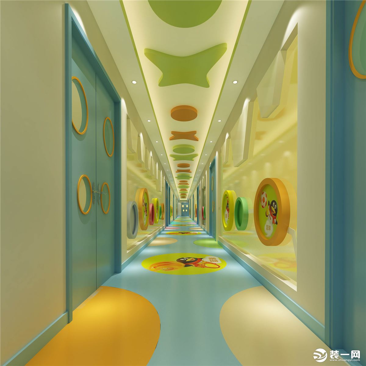 幼儿园装修怎么做好走廊设计？-广东科纳建筑装饰工程有限公司