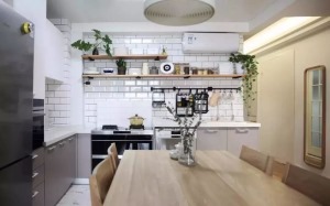 厨房高低台面橱柜效果图大全