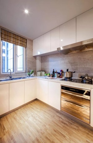 100平米清新北欧风格装修效果图|小户型厨房装饰