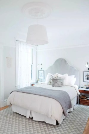 90平米小户型北欧风格两居室卧室装修效果图