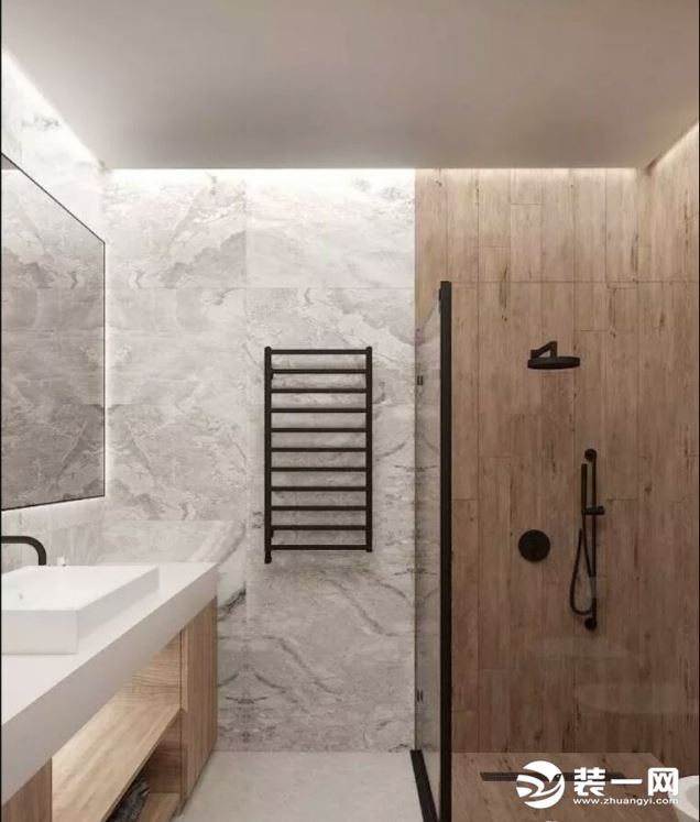 小户型单身公寓卫浴装修案例