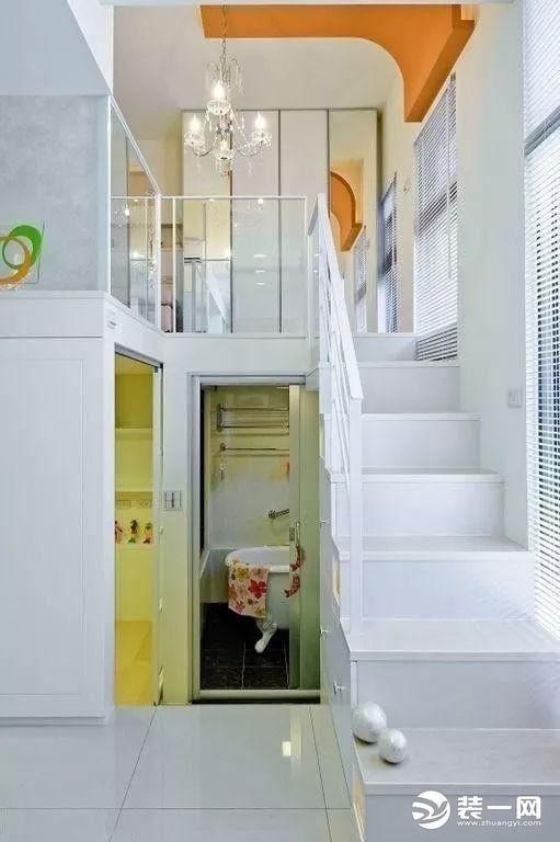40平米loft装修效果图|楼梯