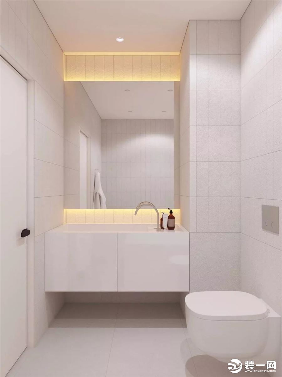 小户型公寓现代风格卫生间装修效果图