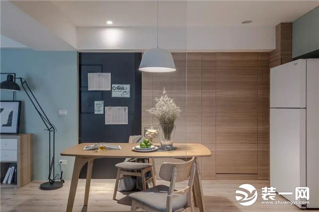 唐山渤海豪庭115平米三居室原木风格装修案例效果