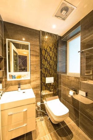 135平三室两厅新古典风格浴室卫生间装修效果图