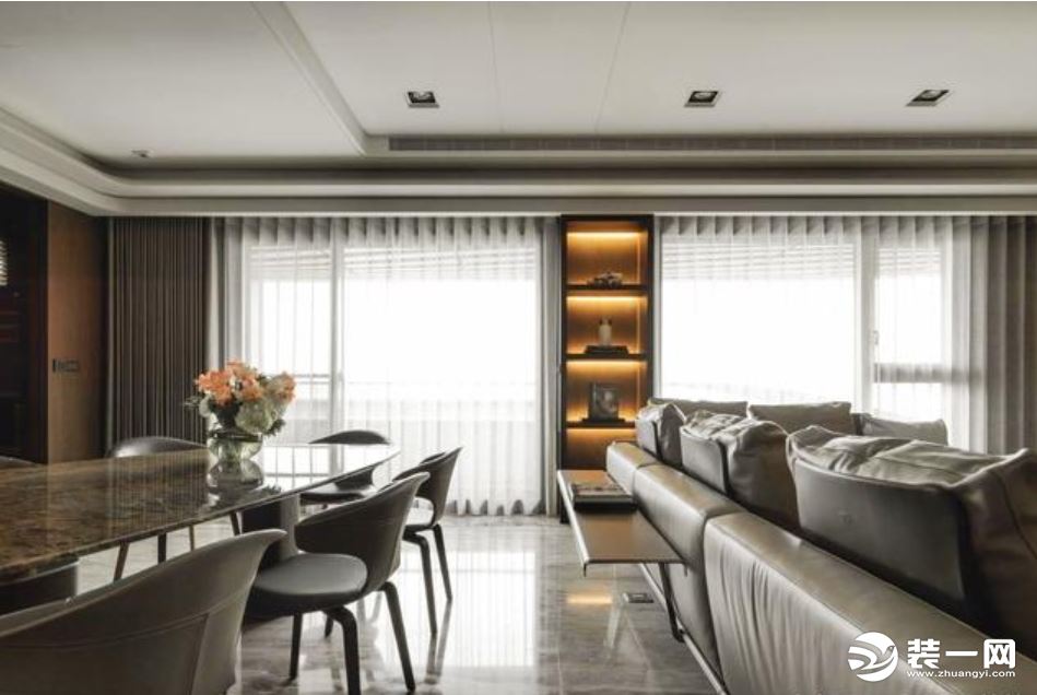 上海豪宅英式风格装修设计—800平米别墅客厅装修效果图