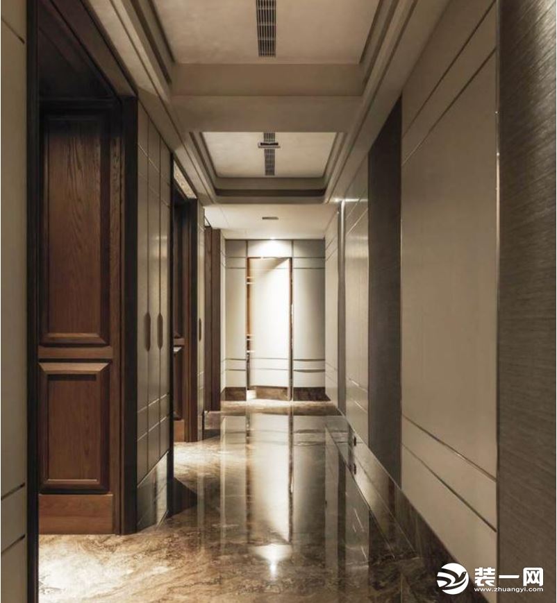 英式风格600平米别墅装修效果图—走廊