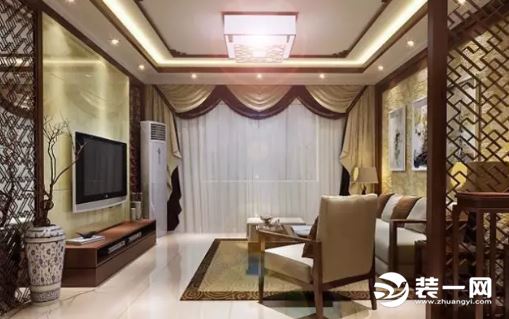东南亚、日式、中式风格的客厅窗帘搭配技巧