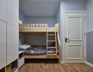 儿童房卧室上下铺床设计图