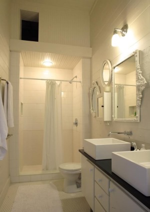 衛生間浴簾裝飾設計展示衛生間浴簾效果圖