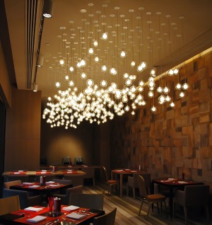 西餐廳燈具選擇西餐廳燈具裝修效果圖