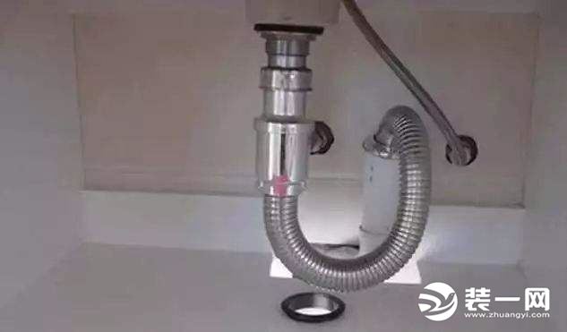 洗手盆下水管安装