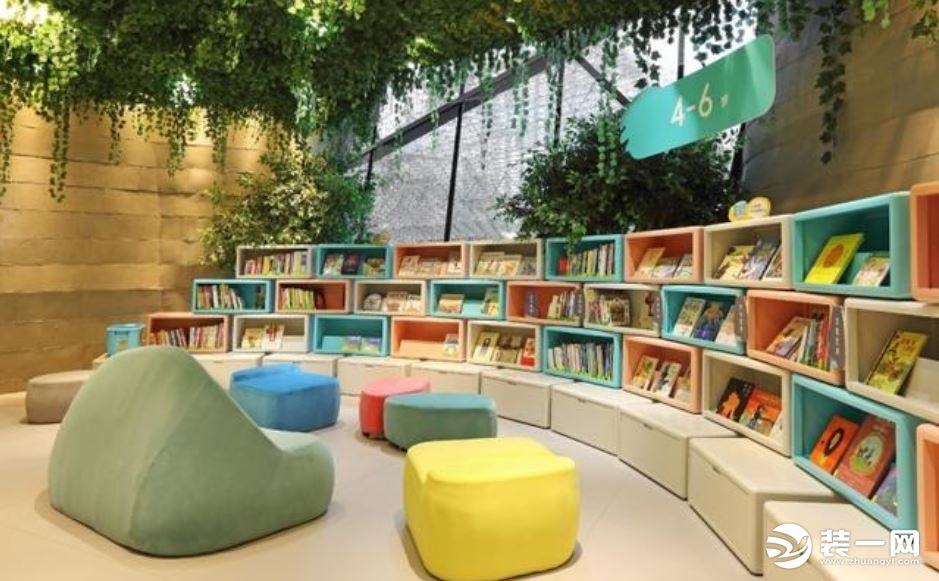 儿童书店设计儿童书店图书区展示