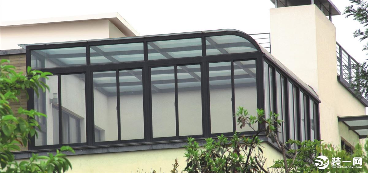 玻璃房顶设计安装效果图