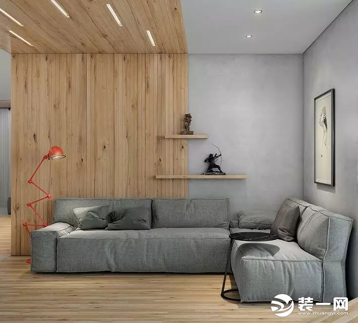 现代风格灰色系客厅沙发款式