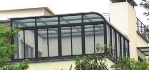 玻璃房顶设计安装效果图