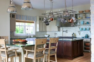现代美式风格三室两厅厨房装修效果图