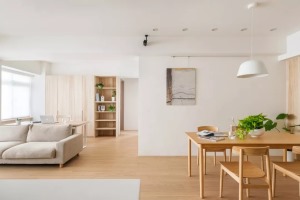 单身公寓超大客厅设计效果图