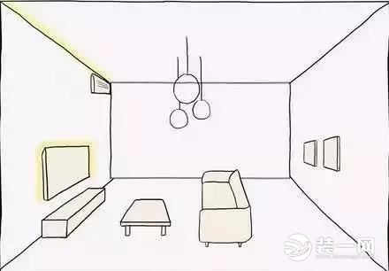 客厅灯光设计图