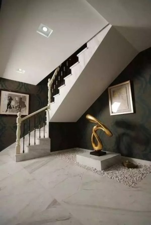 巴洛克風格圖片別墅樓梯間裝修效果