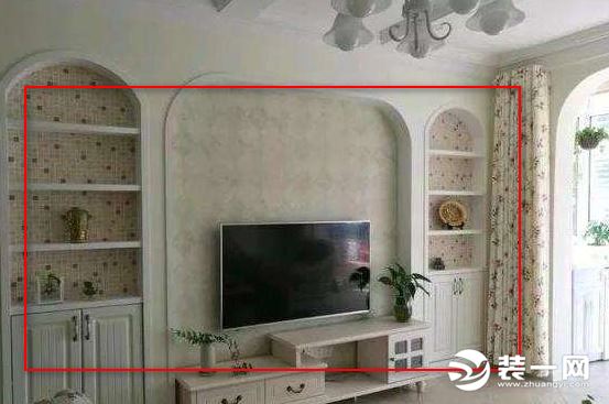 壁龛电视背景墙效果图