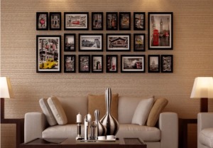 简约风格客厅照片墙布置图片