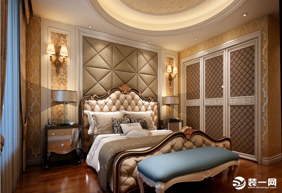 新古典风格大户型150平米装修效果图片—卧室