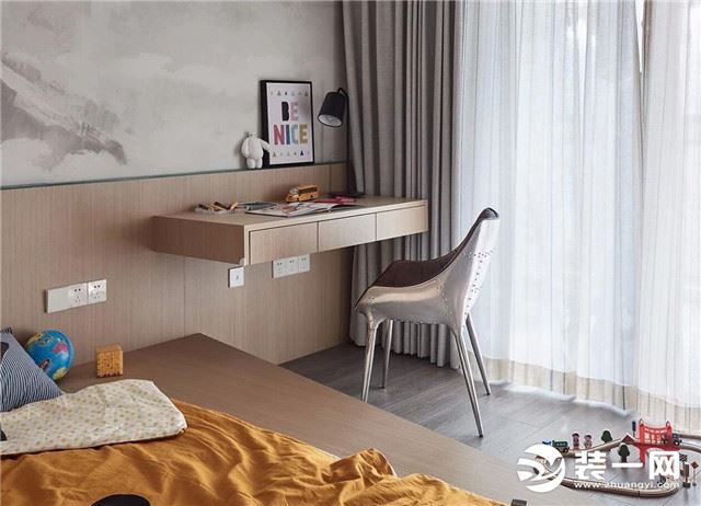 唐山渤海豪庭115平米三居室简约风格装修案例效果