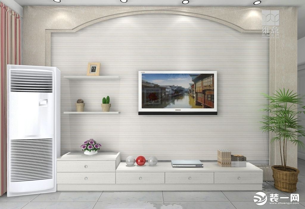 客厅电视背景墙造型效果图