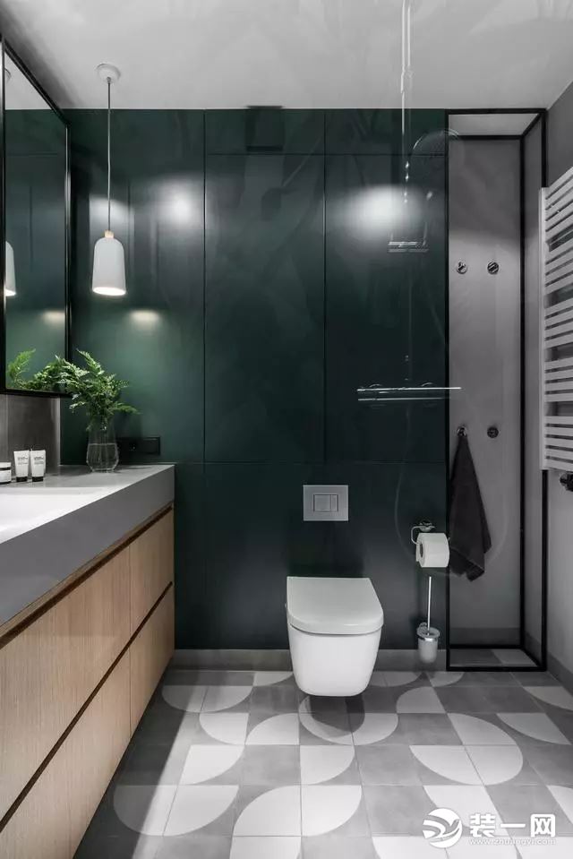 威海鸿图装饰110平方房子设计图卫生间设计