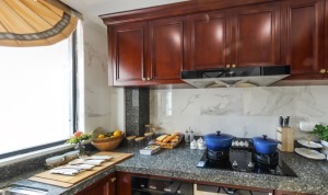 260平米大戶型輕奢風格精裝房屋全景之廚房圖片