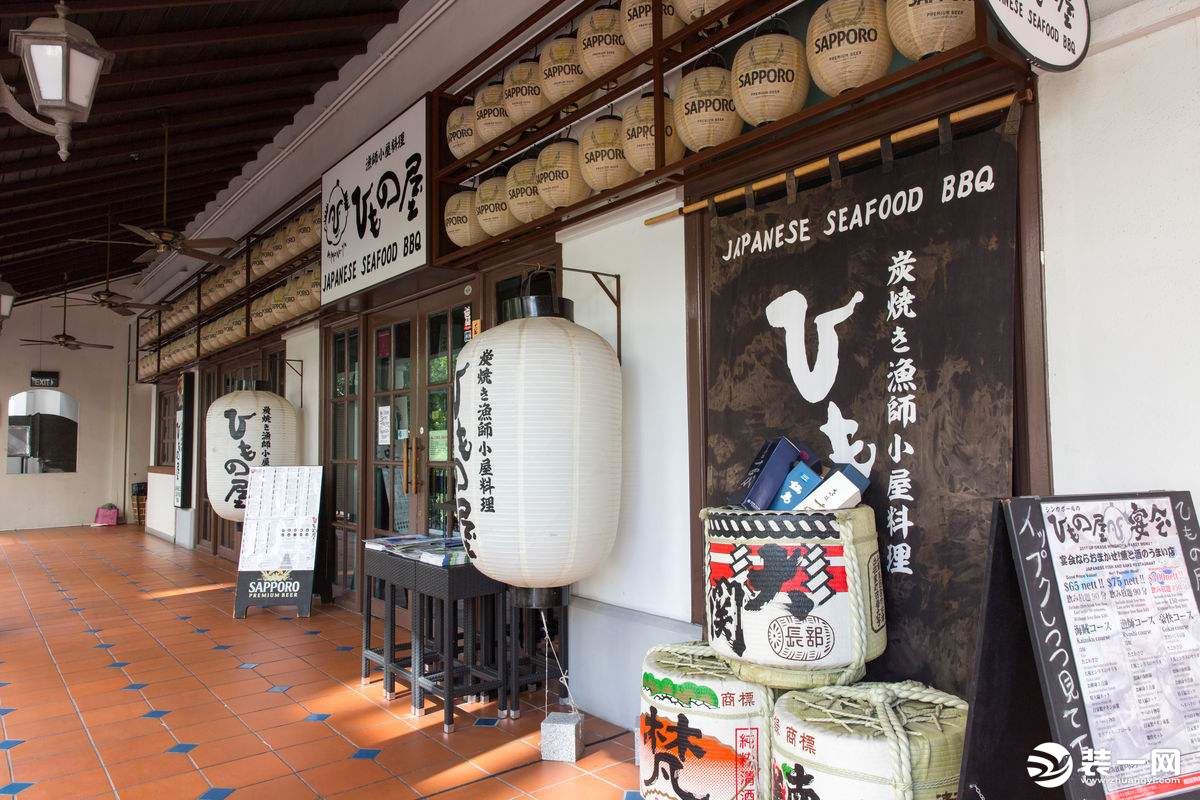 日本居酒屋门头设计日式居酒屋装修图片