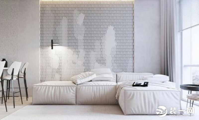 现代简约沙发背景墙装修设计案例