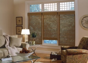 家庭窗戶卷簾窗簾安裝效果圖片—客廳