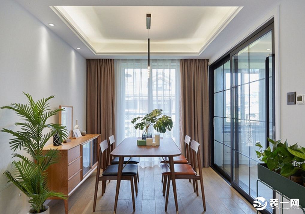 复式公寓—北欧风格130平米复式公寓餐厅装修效果图