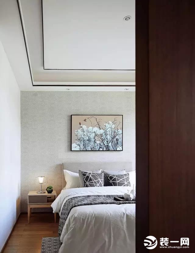 新中式复式房子卧室效果图
