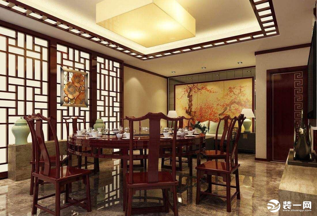 中式会所装修图片—餐厅设计