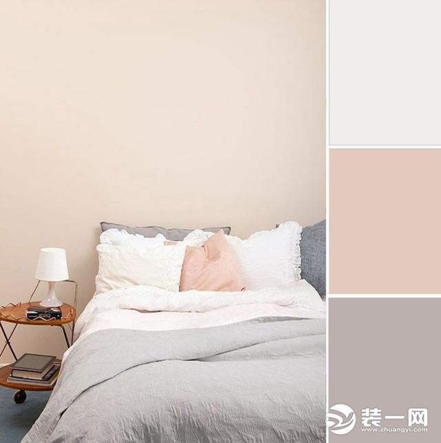 粉色的卧室配色效果图