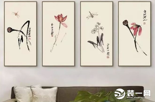 中式挂画种类花鸟挂画