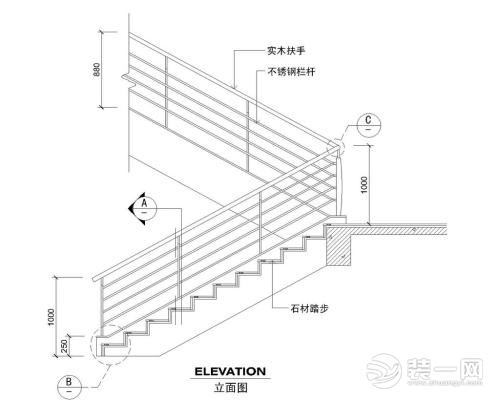 楼梯平面图怎么画