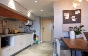 北歐風格47平米超小戶型裝修實景圖—小戶型廚房