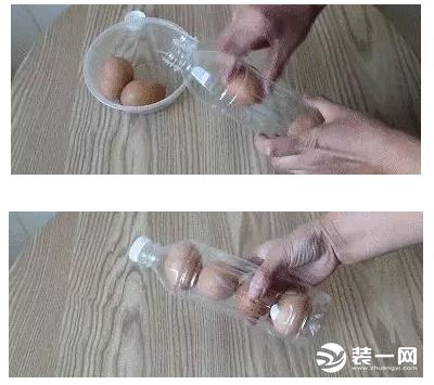 塑料瓶收纳鸡蛋图